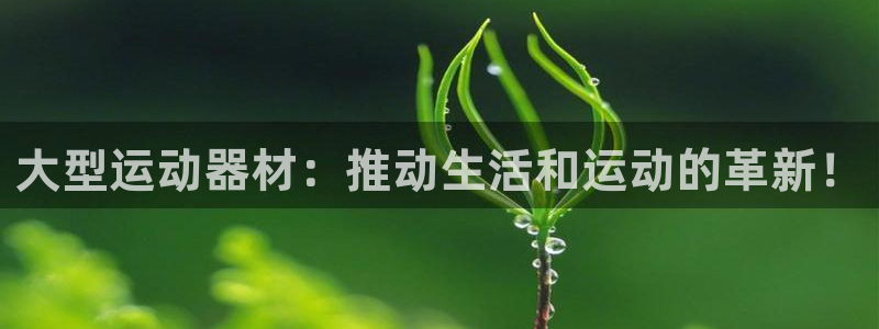 凯捷体育平台是正规平台吗：大型运动器材：推动生活和运