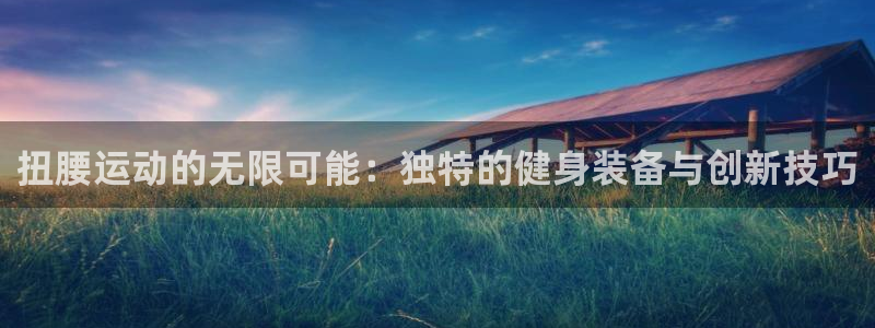 凯捷体育开户：扭腰运动的无限可能：独特的健身装备与创