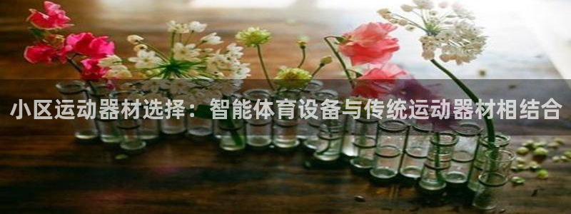 凯捷体育平台注册流程视频：小区运动器材选择：智能体育