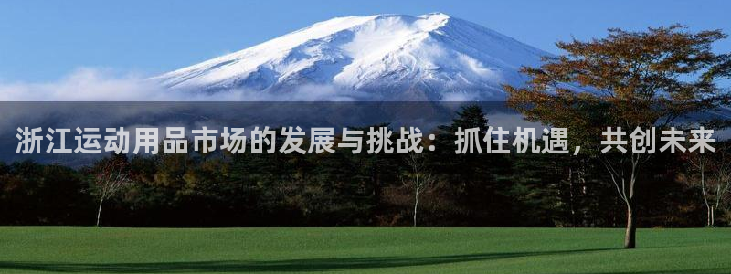 凯捷体育平台：浙江运动用品市场的发展与挑战：抓住机遇，共创未