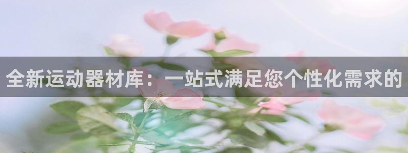凯捷体育平台：全新运动器材库：一站式满足您个性化需求的